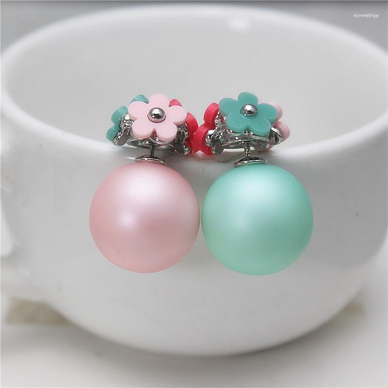 Stud Earrings 2023 Fashion Crystal Flower Ball Cute Korea Two Side Jewelry Double Imitation Matte Beads Earring For Women
Stud Earrings 2023 Fashion Crystal Flower Ball Cute Korea Two Side Jewelry Double Imitation Matte Beads Earring For Women