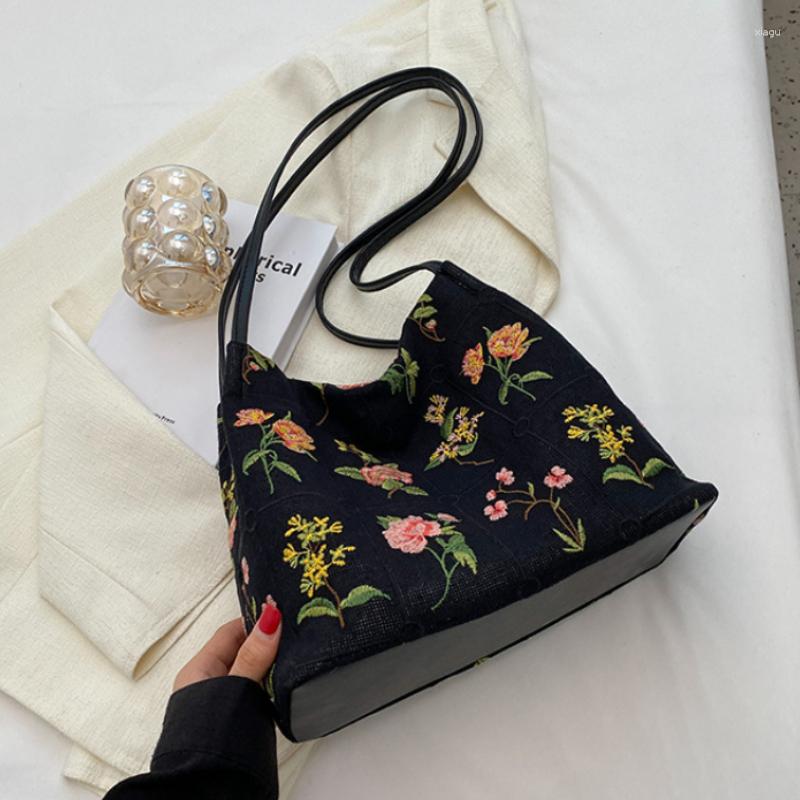 Evening Bags Large Flowers Tote Bag 2023 High-quality Fabric Women's Designer Handbag High Capacity Shoulder, Black
Evening Bags Large Flowers Tote Bag 2023 High-quality Fabric Women's Designer Handbag High Capacity Shoulder, Black