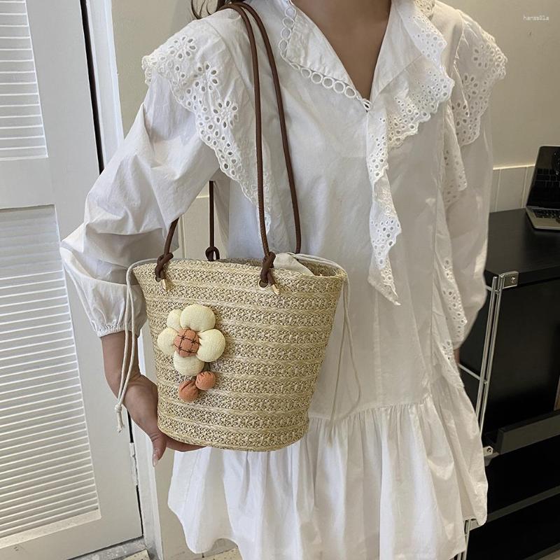Evening Bags Women Crossbody Bag Flower Decorated Straw Handbags Large Capacity Drawstring Durable Scratch Resistant Shopping Trip, Black
Evening Bags Women Crossbody Bag Flower Decorated Straw Handbags Large Capacity Drawstring Durable Scratch Resistant Shopping Trip, Black