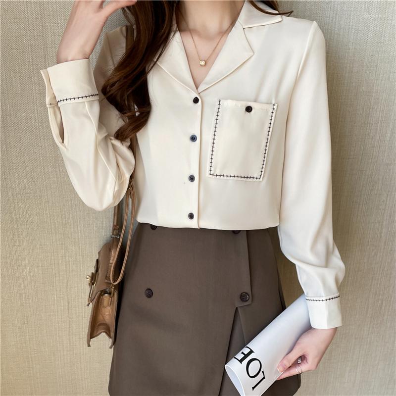 Women' Blouses Fashion Office Ladies Shirts Women' Chiffon 2023 Spring Summer Long Sleeve Tops Blusas Mujer, Deep blue
Women' Blouses Fashion Office Ladies Shirts Women' Chiffon 2023 Spring Summer Long Sleeve Tops Blusas Mujer, Deep blue