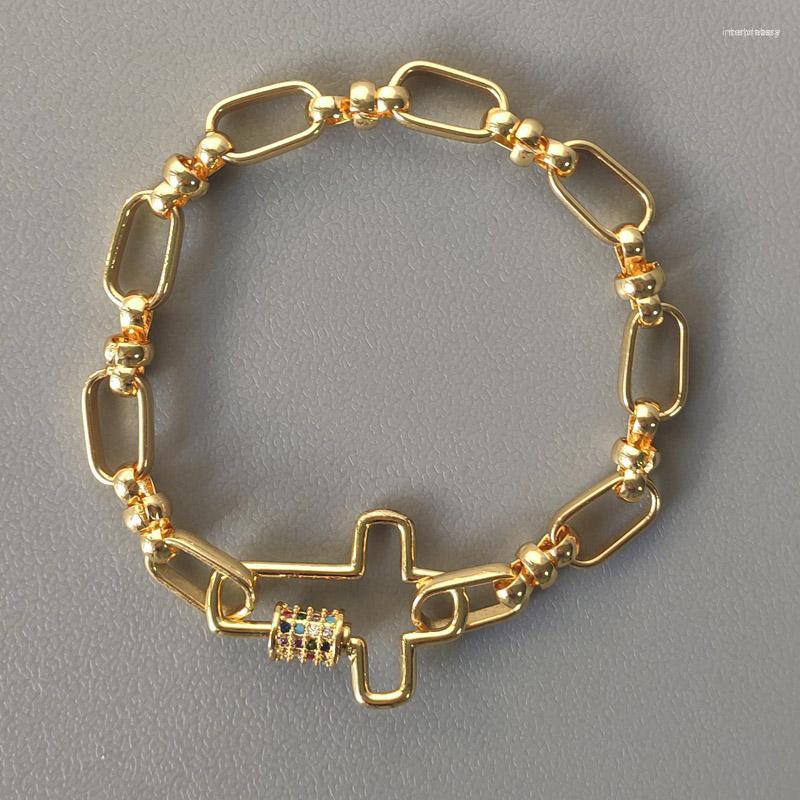 Bangle 2023 Style Gold Plated Punk Chain Can Be Opened Cubic Zirconia Screw Buckle Ladies Exquisite Arm Accessories Gifts
Bangle 2023 Style Gold Plated Punk Chain Can Be Opened Cubic Zirconia Screw Buckle Ladies Exquisite Arm Accessories Gifts