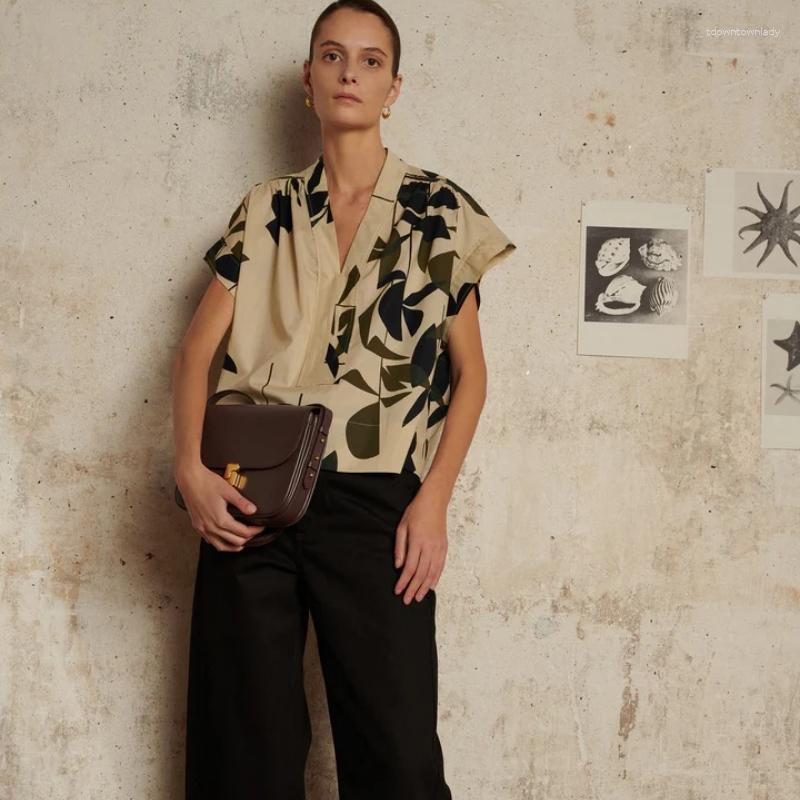 Women' Blouses 2023 Summer V-neck Printed Loose And Versatile Short-sleeved Shirts For Women, Green
Women' Blouses 2023 Summer V-neck Printed Loose And Versatile Short-sleeved Shirts For Women, Green