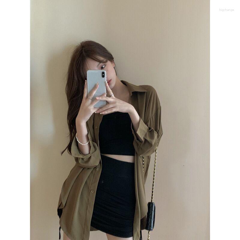 Women's Blouses Spring Solid Color Loose Cardigan Long Sleeve Versatile Shirt Tops Simplicity Casual Fashion Women Clothing, Pink
Women's Blouses Spring Solid Color Loose Cardigan Long Sleeve Versatile Shirt Tops Simplicity Casual Fashion Women Clothing, Pink