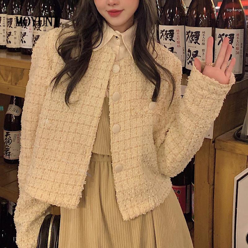 Women's Blouses Small Fragrance Jacket Pink Tweed Shirt Single Breasted Short Sleeve Top Fashion Korean Blusa Feminina Clothes Blouse Camisa, Beige
Women's Blouses Small Fragrance Jacket Pink Tweed Shirt Single Breasted Short Sleeve Top Fashion Korean Blusa Feminina Clothes Blouse Camisa, Beige