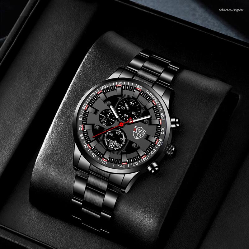 Wristwatches Men's Fashionable Sports Stainless Steel Quartz Watch Luxury Luminous, Steel black black
Wristwatches Men's Fashionable Sports Stainless Steel Quartz Watch Luxury Luminous, Steel black black