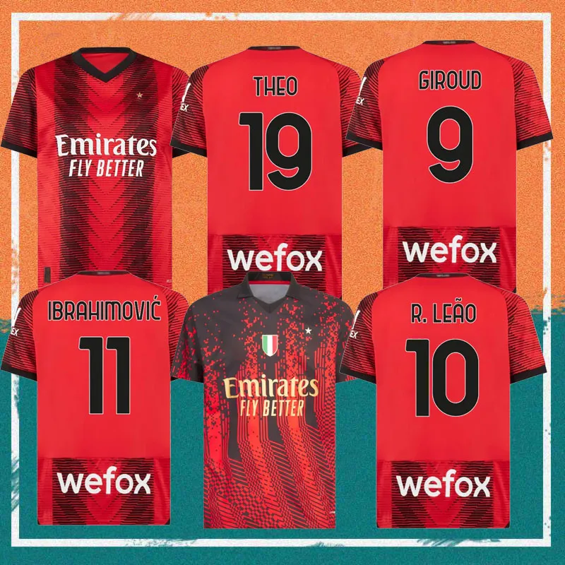 23/24 AC MILANS IBRAHIMOVIC GIROUD Soccer Jerseys 2023 THEO BRAHIM TONALI 4th Shirt ROMAGNOLI R.LEAO S.CASTILLEJO KESSIE SAELEMAEKERS Football uniform, 23/24 home
23/24 AC MILANS IBRAHIMOVIC GIROUD Soccer Jerseys 2023 THEO BRAHIM TONALI 4th Shirt ROMAGNOLI R.LEAO S.CASTILLEJO KESSIE SAELEMAEKERS Football uniform, 23/24 home