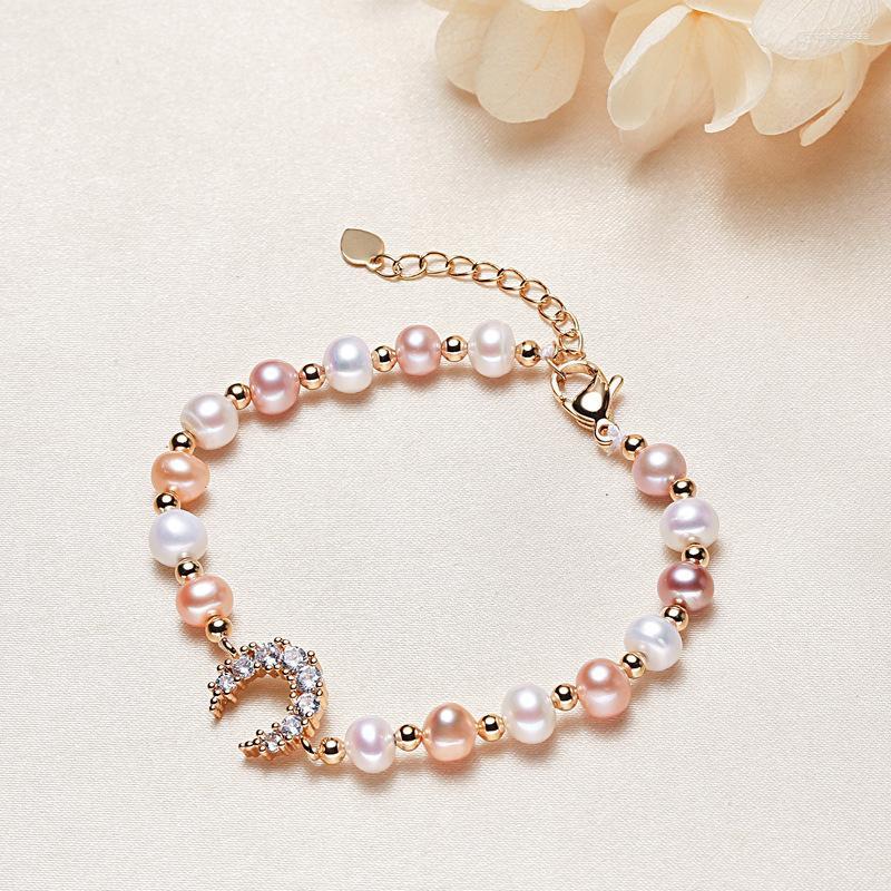 Link Bracelets Chain One Piece Moon Pearl Hand Ornament Beads Small Jewelry Freshwater Decorations For Women 20cm Bracelet Raym22
Link Bracelets Chain One Piece Moon Pearl Hand Ornament Beads Small Jewelry Freshwater Decorations For Women 20cm Bracelet Raym22