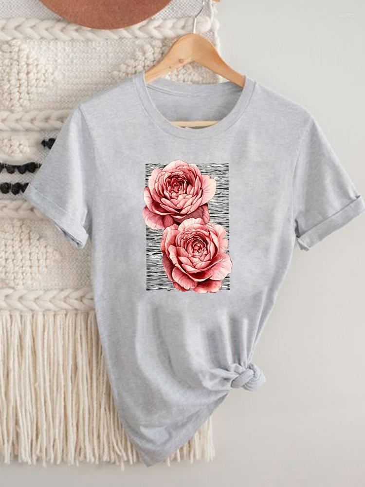 Women' T Shirts Flower Watercolor Style 90s Summer Fashion Women Tshirt Graphic T-shirts Printing Clothing Print Short Sleeve Top Tee, Ust33626
Women' T Shirts Flower Watercolor Style 90s Summer Fashion Women Tshirt Graphic T-shirts Printing Clothing Print Short Sleeve Top Tee, Ust33626