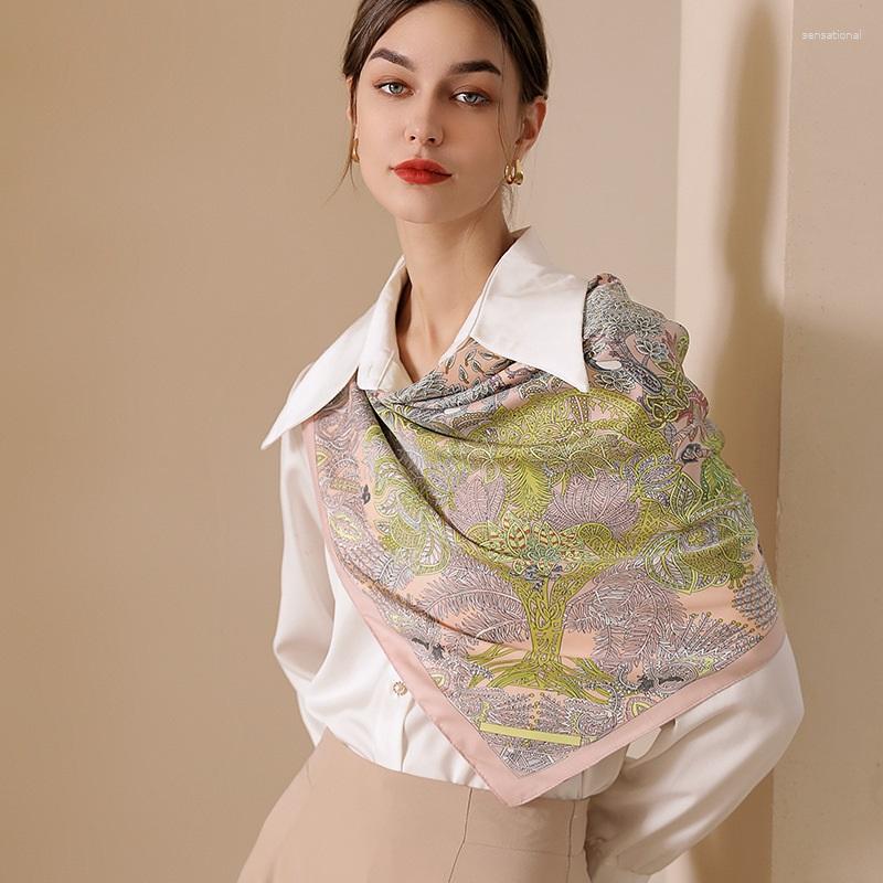 Scarves 2023 Printing Large Square Scarf Ladies French Retro Simulation Silk Fashion Decoration 90 90cm
Scarves 2023 Printing Large Square Scarf Ladies French Retro Simulation Silk Fashion Decoration 90 90cm