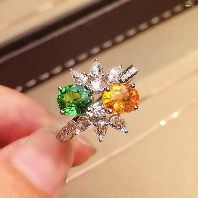 Cluster Rings High Quality Yellow White Green Zircon 925 Sterling Silver Ring Girl Party Lovely Jewelry Accessories Sister Birthday Gift
Cluster Rings High Quality Yellow White Green Zircon 925 Sterling Silver Ring Girl Party Lovely Jewelry Accessories Sister Birthday Gift
