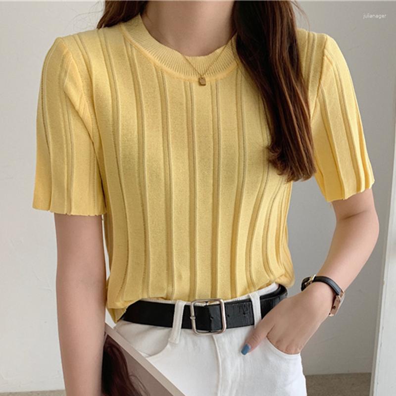 Women's T Shirts White Crop Top 2023 Summer Thin Striped Shirt Women Short Sleeve Tshirt Knit O Neck Womens Tops Korean Style Clothes, Black
Women's T Shirts White Crop Top 2023 Summer Thin Striped Shirt Women Short Sleeve Tshirt Knit O Neck Womens Tops Korean Style Clothes, Black