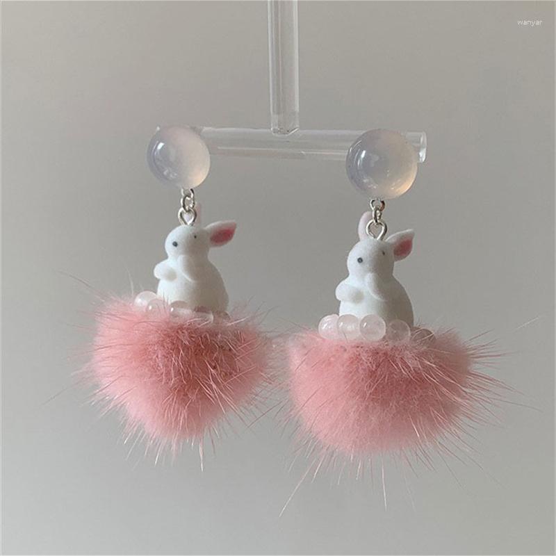 Dangle Earrings Cute Easter Pom Pendant Drop For Women Fluffy Fur Ball 3D Cartoon Animal Fashion Jewelry
Dangle Earrings Cute Easter Pom Pendant Drop For Women Fluffy Fur Ball 3D Cartoon Animal Fashion Jewelry