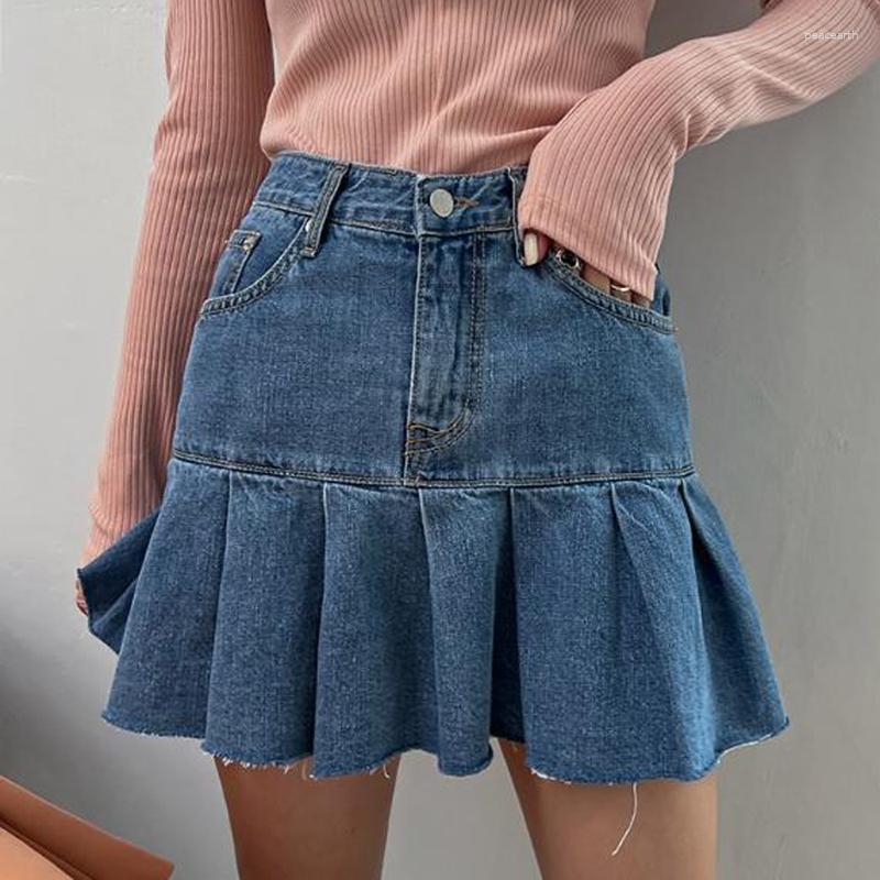 Skirts Summer Fashion For Women Denim Pleated Skirt 2023 Korean Style Lady High Waist Vintage Casual Mini Female Clothes, Photo color
Skirts Summer Fashion For Women Denim Pleated Skirt 2023 Korean Style Lady High Waist Vintage Casual Mini Female Clothes, Photo color