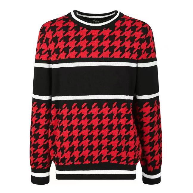 women designer loose sweaters high quality Top1 retro Sweater mens womens the same autumn winter sweater, White
women designer loose sweaters high quality Top1 retro Sweater mens womens the same autumn winter sweater, White