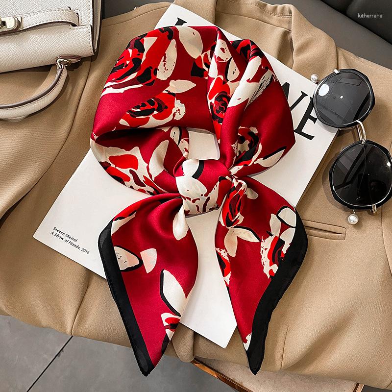 Scarves Luxury Skinny Silk Square Scarf Women Floral Print Foulard Neckerchief Bag Ribbon Lady Soft Satin Hairband Head Hijab Bandana
Scarves Luxury Skinny Silk Square Scarf Women Floral Print Foulard Neckerchief Bag Ribbon Lady Soft Satin Hairband Head Hijab Bandana