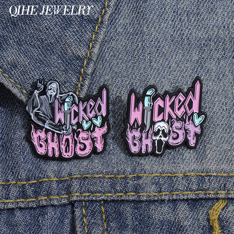 Terror Face Punk Enamel Pins Gothic Halloween Accessories Backpack Sweaters Purple Men Women Jewelry Gifts Ghost Wholesale
Terror Face Punk Enamel Pins Gothic Halloween Accessories Backpack Sweaters Purple Men Women Jewelry Gifts Ghost Wholesale