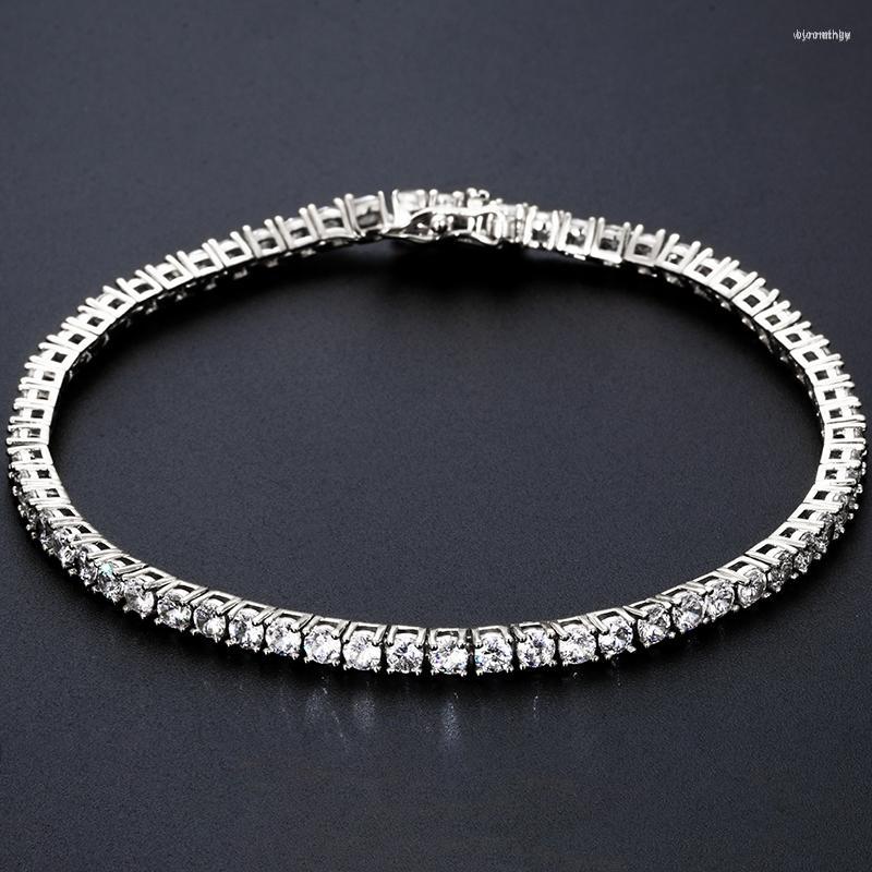 Chains Luxury 3mm Cubic Zirconia Tennis Bracelet Iced Out Chain Bracelets For Women Men Gold Silver Color Wedding Engagement Daily Gift 
Chains Luxury 3mm Cubic Zirconia Tennis Bracelet Iced Out Chain Bracelets For Women Men Gold Silver Color Wedding Engagement Daily Gift