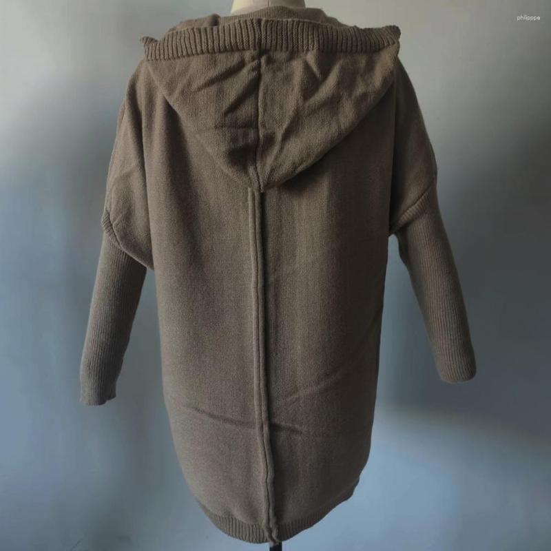 Women' Knits Lady Coat Knitting Winter Sweater Warm With Hat Trendy Anti-pilling, Sky blue
Women' Knits Lady Coat Knitting Winter Sweater Warm With Hat Trendy Anti-pilling, Sky blue