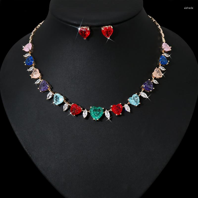 Necklace Earrings Set Fashion Beautiful Cubic Zirconia And Earring Heart Design Jewelry For Women Bridal Wedding Accessories N-1020, Picture shown
Necklace Earrings Set Fashion Beautiful Cubic Zirconia And Earring Heart Design Jewelry For Women Bridal Wedding Accessories N-1020, Picture shown