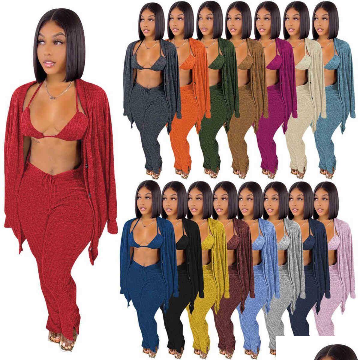 Women'S Two Piece Pants Designers Women Clothes 2021 Autumn And Winter Fashion Wool Coat Knotted Tight Split Underwear Three Suit Dr Dh1Ts, Red
Women'S Two Piece Pants Designers Women Clothes 2021 Autumn And Winter Fashion Wool Coat Knotted Tight Split Underwear Three Suit Dr Dh1Ts, Red