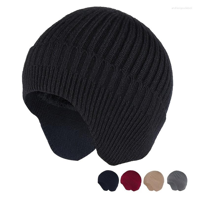 Beanies 1pc Winter Plush Earmuffs Men's Outdoor Warm Knitted Cap Autumn And Stretch Thickened Windproof Riding, Grey
Beanies 1pc Winter Plush Earmuffs Men's Outdoor Warm Knitted Cap Autumn And Stretch Thickened Windproof Riding, Grey