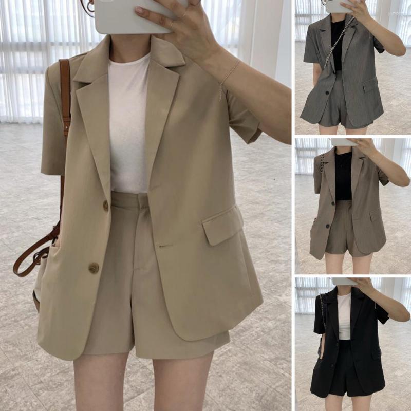 Running Sets Korea Spring French Elegant Lapel Two Button Loose Suit Jacket High Waist Wide Leg Trousers Shorts, Grey
Running Sets Korea Spring French Elegant Lapel Two Button Loose Suit Jacket High Waist Wide Leg Trousers Shorts, Grey