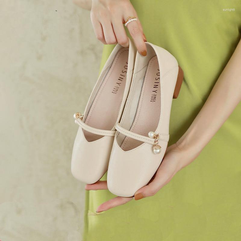 Dress Shoes For Women Spring Soft Heel 2.5cm Casual Square Toe Slip-On Loafer Pearls Fashion Lovely And Sweet Retro, Beige
Dress Shoes For Women Spring Soft Heel 2.5cm Casual Square Toe Slip-On Loafer Pearls Fashion Lovely And Sweet Retro, Beige