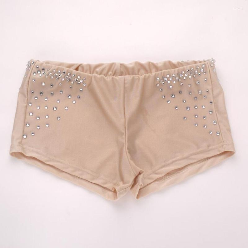 Stage Wear Elegant Woman Girl Latin Dance Safety Pants Competition Costume Sequins Flamengo Clothes Shorts, Flesh-colored
Stage Wear Elegant Woman Girl Latin Dance Safety Pants Competition Costume Sequins Flamengo Clothes Shorts, Flesh-colored