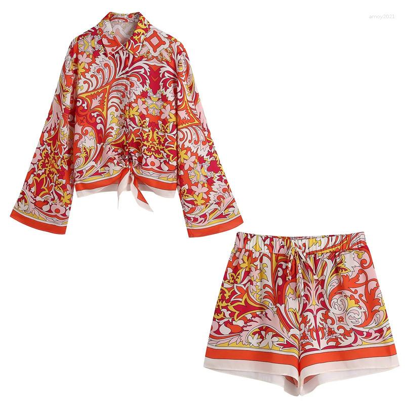 Women's Tracksuits Tow Piece Set Women Outfit Summer 2023 Knot Print Long Sleeve Fashion Shirt Elastic Waist Drop Female Short, Shorts
Women's Tracksuits Tow Piece Set Women Outfit Summer 2023 Knot Print Long Sleeve Fashion Shirt Elastic Waist Drop Female Short, Shorts