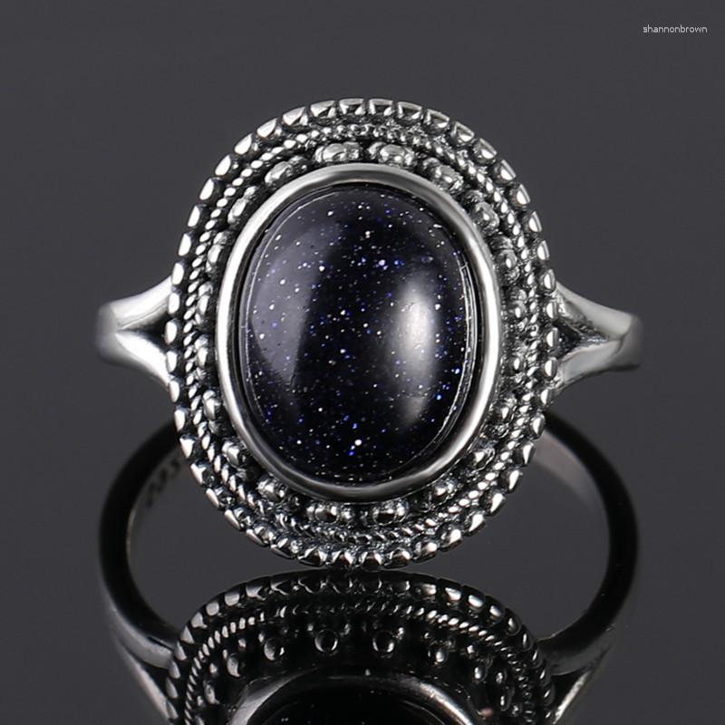 Wedding Rings Silver Color Blue Sandstone Gemstone For Women Bands Anniversary Gift Fine Jewelry 
Wedding Rings Silver Color Blue Sandstone Gemstone For Women Bands Anniversary Gift Fine Jewelry