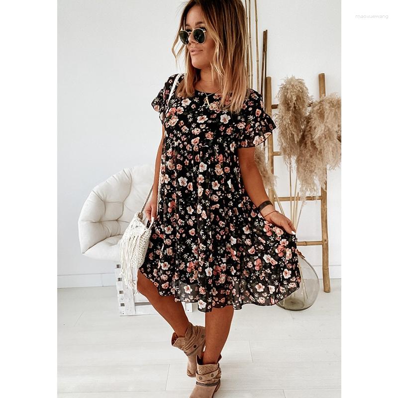 Casual Dresses Summer Dress Women' Fashion Print Loose Pleated Stitching Mini Short Sleeve Round Neck Pullover, Green
Casual Dresses Summer Dress Women' Fashion Print Loose Pleated Stitching Mini Short Sleeve Round Neck Pullover, Green