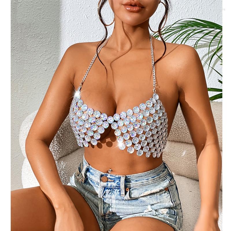 Women's Tanks Y2K Fashion Transparent Crystal Acrylic Tank Top For Women Sexy Hollow Out Backless Halter Solid Diamonds Nightclub Crop Tops, White
Women's Tanks Y2K Fashion Transparent Crystal Acrylic Tank Top For Women Sexy Hollow Out Backless Halter Solid Diamonds Nightclub Crop Tops, White