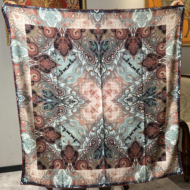 Scarves Luxury For Women Bohemian Silk Wool Shawl Double-sided Print Design Cashew Flower Hijab Scarf Hand Rolled Edges
Scarves Luxury For Women Bohemian Silk Wool Shawl Double-sided Print Design Cashew Flower Hijab Scarf Hand Rolled Edges