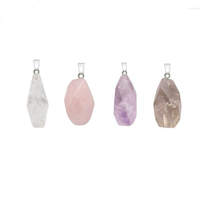 Pendant Necklaces Irregular Shape Reiki Healing Natural Pink Quartz Amethysts Opal Lapis Clear Crystal Faceted Bead DIY Jewelry
Pendant Necklaces Irregular Shape Reiki Healing Natural Pink Quartz Amethysts Opal Lapis Clear Crystal Faceted Bead DIY Jewelry