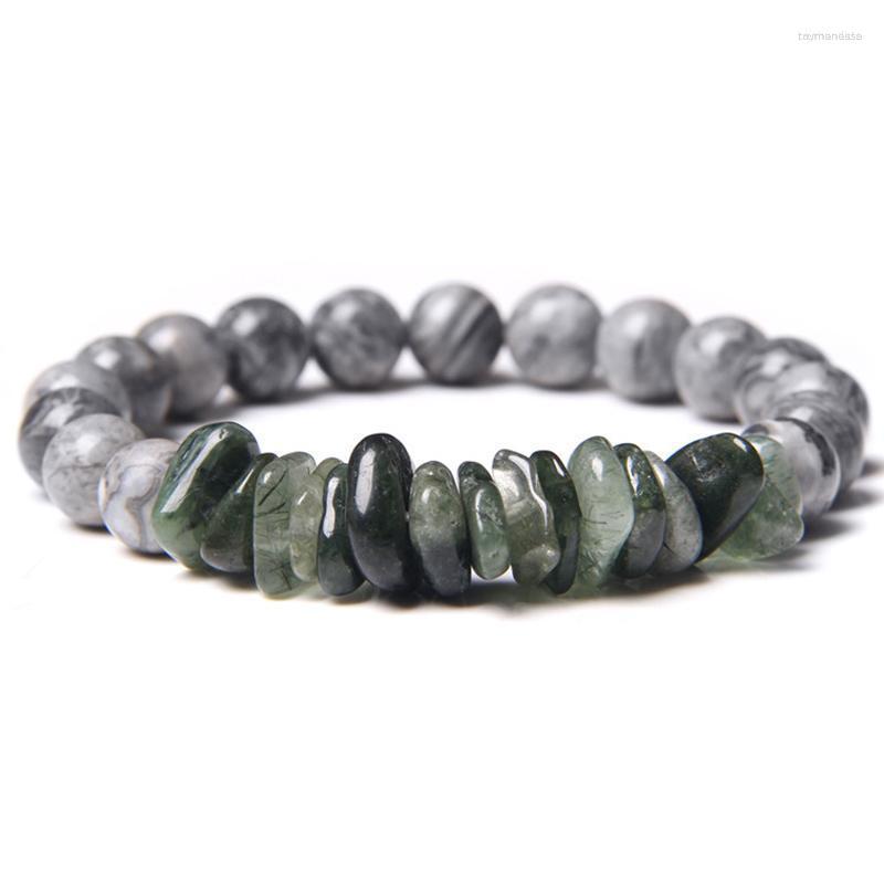 Strand Beaded Strands Natural Map Stone Lava Volcanic Beads Bracelet Irregular Rutilated Quartz Labradorite Chips Women Men Jewelry Raym22
Strand Beaded Strands Natural Map Stone Lava Volcanic Beads Bracelet Irregular Rutilated Quartz Labradorite Chips Women Men Jewelry Raym22