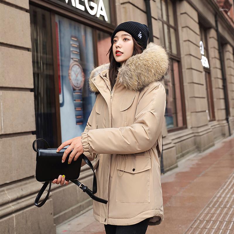 Women's Trench Coats Women Winter Coat Thick Hooded Fur Collar Cotton Long Parka Women's Jacket Clothing For Mujer Feminine Clothes, Black
Women's Trench Coats Women Winter Coat Thick Hooded Fur Collar Cotton Long Parka Women's Jacket Clothing For Mujer Feminine Clothes, Black