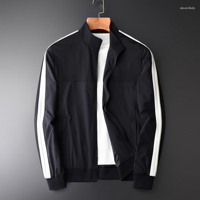 Men's Jackets Spring And Autumn Sleeve Contrast Color Hight Qulity Fashion Thin Casual Slim Fit Stand Collar Jcaket -4XL, Picture shown
Men's Jackets Spring And Autumn Sleeve Contrast Color Hight Qulity Fashion Thin Casual Slim Fit Stand Collar Jcaket -4XL, Picture shown