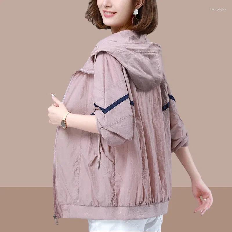 Women's Jackets 2023 Spring Summer Hooded Women Casual Thin Outerwear Basic Coat Long Sleeves Tops Sun Protection Cardigan 4XL, Pink
Women's Jackets 2023 Spring Summer Hooded Women Casual Thin Outerwear Basic Coat Long Sleeves Tops Sun Protection Cardigan 4XL, Pink