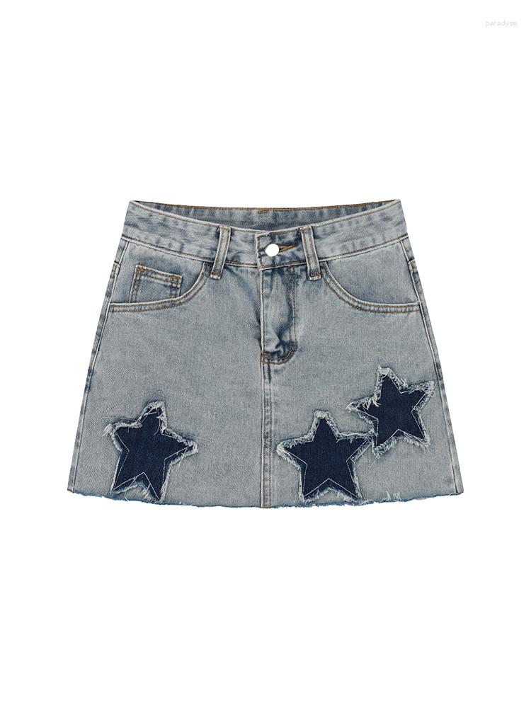 Skirts A-line High Waist Retro Stars Women Denim 2023 Summer Female Vintage Blue Mini Skirt American Style Streetwear Chic
Skirts A-line High Waist Retro Stars Women Denim 2023 Summer Female Vintage Blue Mini Skirt American Style Streetwear Chic