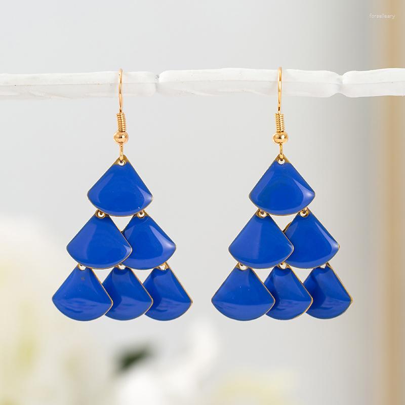 Dangle Earrings Boho Female Jewelry Copper Sector Enamelled For Women Gir Geometry Tassels Wedding
Dangle Earrings Boho Female Jewelry Copper Sector Enamelled For Women Gir Geometry Tassels Wedding