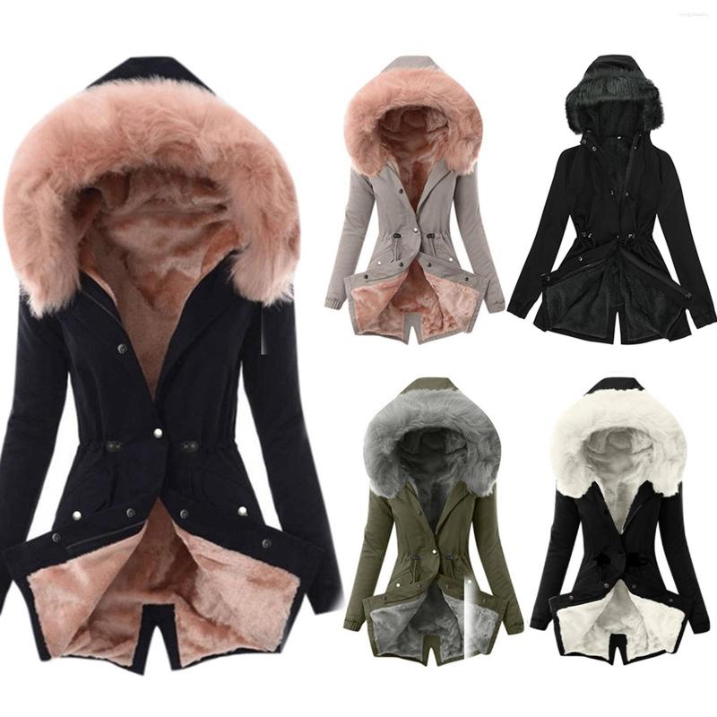 Hunting Jackets Winter Women Coat Ladies Fur Lining Womens Warm Thick Long Jacket Hooded Overcoat Fashion Parka, Beige
Hunting Jackets Winter Women Coat Ladies Fur Lining Womens Warm Thick Long Jacket Hooded Overcoat Fashion Parka, Beige