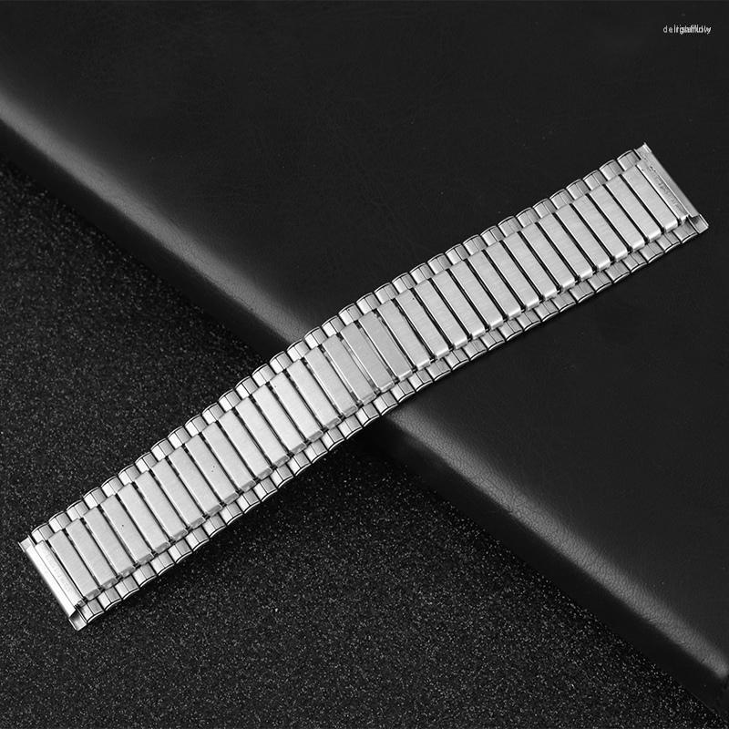 Watch Bands Silver Stainless Steel Elastic 20mm 22mm Straps Men Black Replacement Watchband Practical Stretchable Length None Buckle
Watch Bands Silver Stainless Steel Elastic 20mm 22mm Straps Men Black Replacement Watchband Practical Stretchable Length None Buckle