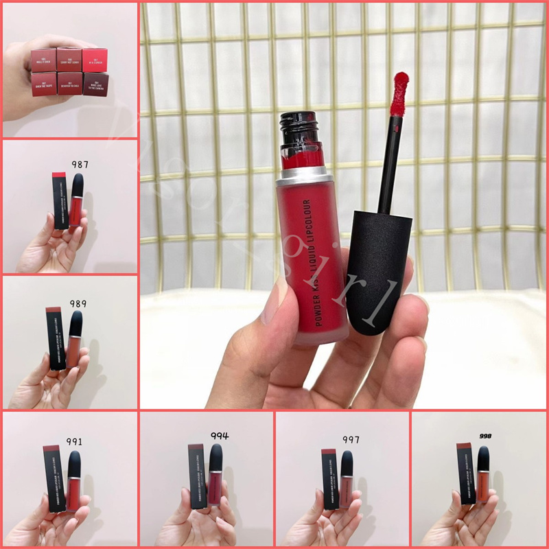 M Lip Gloss For Girl Lip Makeup Matte Lipgloss #989 998 987 997 991 994 6 Colors Stock Waterproof Powder Kiss Liquid Lipcolour Couleur a Levres 1.8ml High Quality Fast Ship, Mixed random color
M Lip Gloss For Girl Lip Makeup Matte Lipgloss #989 998 987 997 991 994 6 Colors Stock Waterproof Powder Kiss Liquid Lipcolour Couleur a Levres 1.8ml High Quality Fast Ship, Mixed random color
