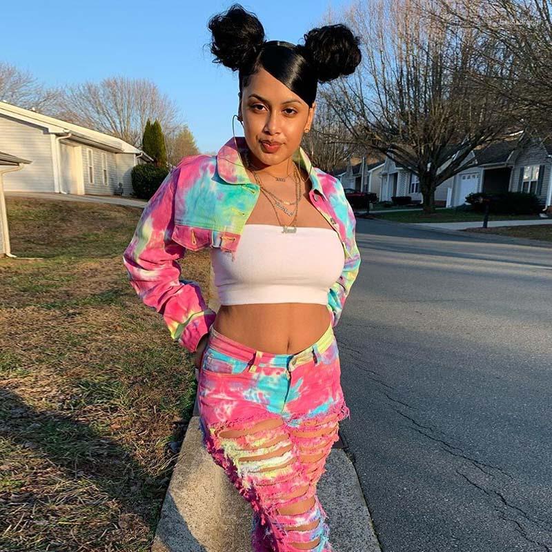 Women's Jackets 2023 Cropped Denim Jacket Women Loose Drop Shoulder Tie Dye Short Jeans Coat Chaqueta Mujer Spring Autumn, Green-yellow
Women's Jackets 2023 Cropped Denim Jacket Women Loose Drop Shoulder Tie Dye Short Jeans Coat Chaqueta Mujer Spring Autumn, Green-yellow
