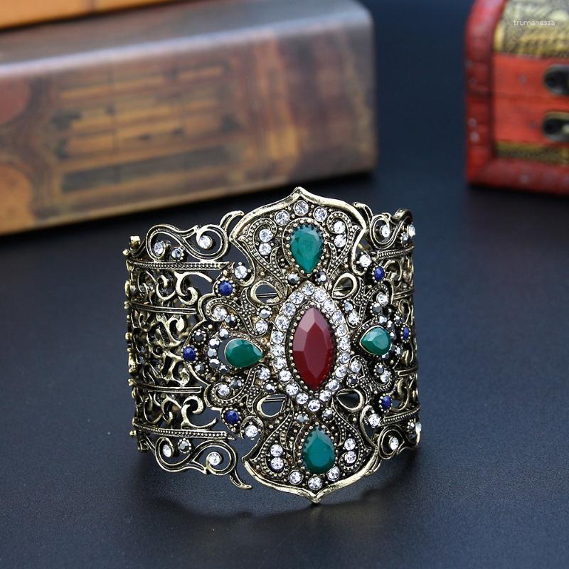 Bangle Sunspicems Vintage Big Turkish Bangles Cuff Bracelets C Shape Retro Gold Color Women Resin Wedding Jewelry Bridal Gift Raym22
Bangle Sunspicems Vintage Big Turkish Bangles Cuff Bracelets C Shape Retro Gold Color Women Resin Wedding Jewelry Bridal Gift Raym22