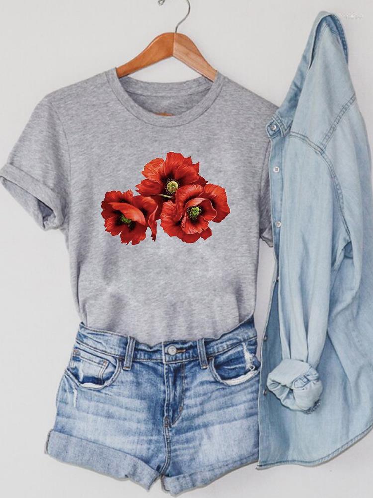 Women' T Shirts Printing Clothing Print Fashion Women Summer Tshirt Flower Sweet 90s Trend Graphic T-shirts Short Sleeve Tee Top, Ust33520
Women' T Shirts Printing Clothing Print Fashion Women Summer Tshirt Flower Sweet 90s Trend Graphic T-shirts Short Sleeve Tee Top, Ust33520