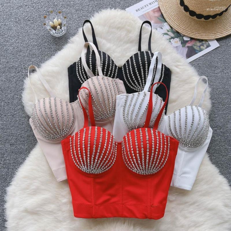 Women's Tanks Women's Summer Heavy Industry Nail Bead Strap CAMIS Women Spicy Girls Short Outwear Small Bust Wrap Top With Chest Pads, Black
Women's Tanks Women's Summer Heavy Industry Nail Bead Strap CAMIS Women Spicy Girls Short Outwear Small Bust Wrap Top With Chest Pads, Black