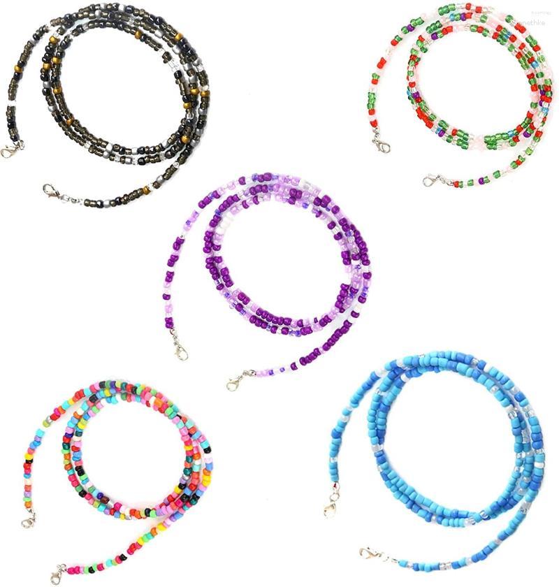 Chains Trendy 5PCS Mask Necklace Holder Eyeglass For Women Strap Beaded Lanyard With Clips
Chains Trendy 5PCS Mask Necklace Holder Eyeglass For Women Strap Beaded Lanyard With Clips