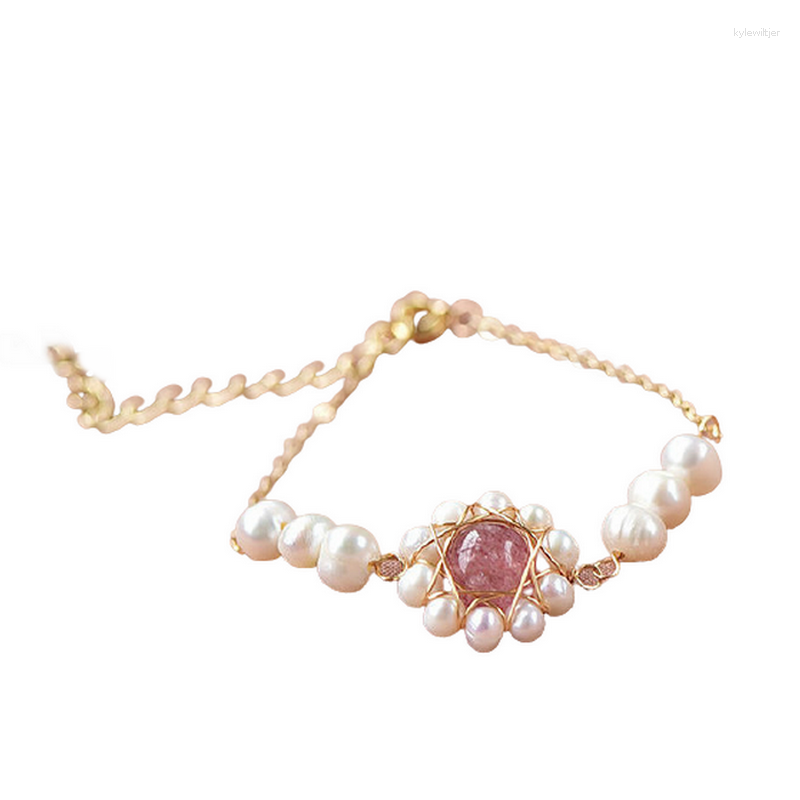 Charm Bracelets Factory Price Original Creative Jewelry Fashion Handmade Natural Pearl Sun Flower Vintage Adjustable For Girl
Charm Bracelets Factory Price Original Creative Jewelry Fashion Handmade Natural Pearl Sun Flower Vintage Adjustable For Girl