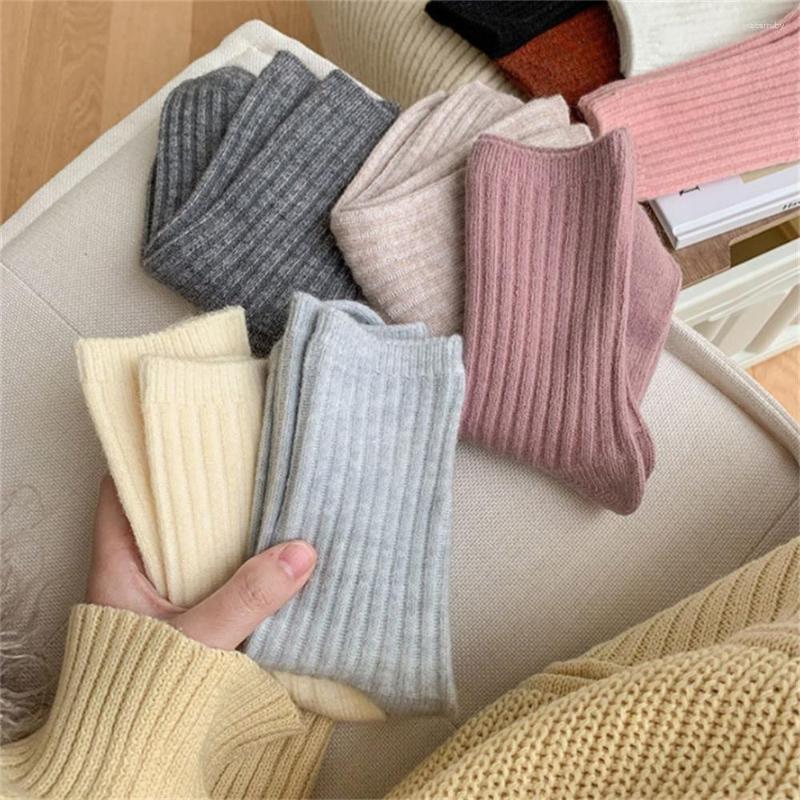 Women Socks Winter Thick Warm Wool Solid Color Casual Happy Funny Retro Mid-tube Fashion Boots Sock, Black
Women Socks Winter Thick Warm Wool Solid Color Casual Happy Funny Retro Mid-tube Fashion Boots Sock, Black